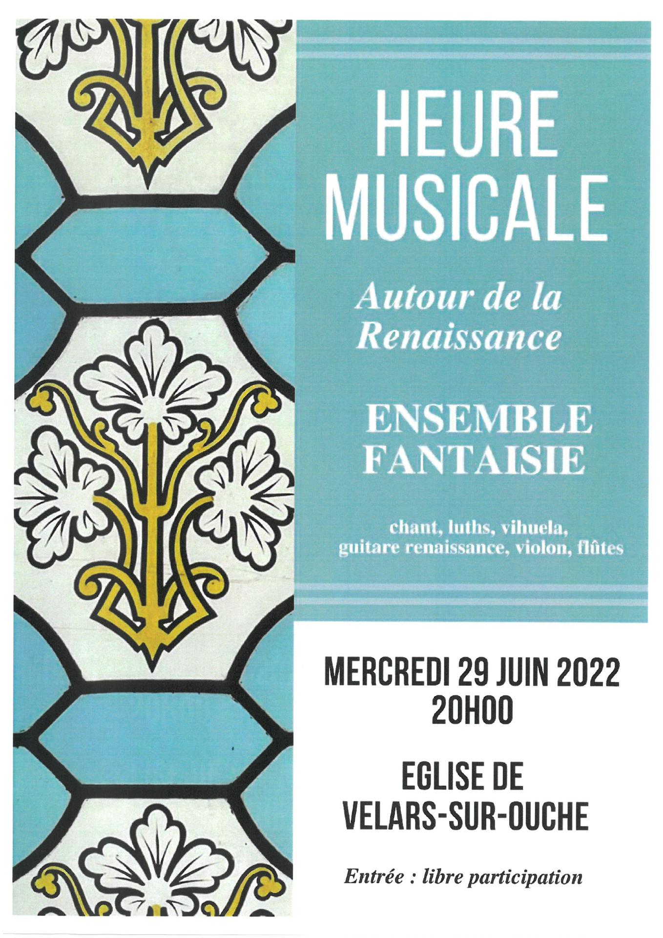 Affiche du concert
